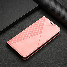 Coque Portefeuille Livre Cuir Etui Clapet Y02X pour Samsung Galaxy S20 Or Rose