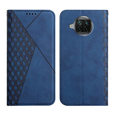 Coque Portefeuille Livre Cuir Etui Clapet Y02X pour Xiaomi Mi 10T Lite 5G Bleu