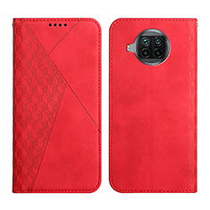 Coque Portefeuille Livre Cuir Etui Clapet Y02X pour Xiaomi Mi 10T Lite 5G Rouge
