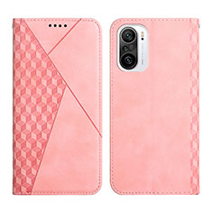 Coque Portefeuille Livre Cuir Etui Clapet Y02X pour Xiaomi Mi 11X 5G Or Rose