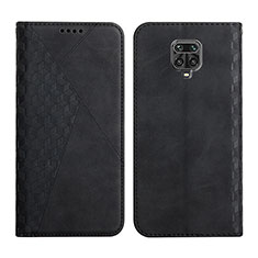 Coque Portefeuille Livre Cuir Etui Clapet Y02X pour Xiaomi Redmi Note 9 Pro Max Noir