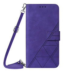 Coque Portefeuille Livre Cuir Etui Clapet Y03B pour Samsung Galaxy M53 5G Violet