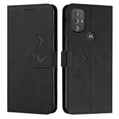 Coque Portefeuille Livre Cuir Etui Clapet Y03X pour Motorola Moto G Play Gen 2 Noir