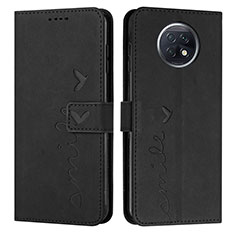 Coque Portefeuille Livre Cuir Etui Clapet Y03X pour Xiaomi Redmi Note 9T 5G Noir