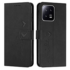 Coque Portefeuille Livre Cuir Etui Clapet Y04X pour Xiaomi Mi 13 Pro 5G Noir