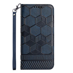 Coque Portefeuille Livre Cuir Etui Clapet Y05B pour Samsung Galaxy A02s Bleu