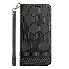 Coque Portefeuille Livre Cuir Etui Clapet Y06B pour Samsung Galaxy F12 Noir