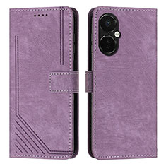 Coque Portefeuille Livre Cuir Etui Clapet Y07X pour OnePlus Nord N30 5G Violet