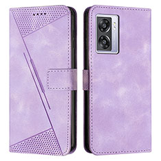Coque Portefeuille Livre Cuir Etui Clapet Y07X pour OnePlus Nord N300 5G Violet