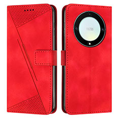 Coque Portefeuille Livre Cuir Etui Clapet Y08X pour Huawei Honor Magic5 Lite 5G Rouge