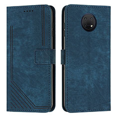 Coque Portefeuille Livre Cuir Etui Clapet Y08X pour Nokia G10 Bleu