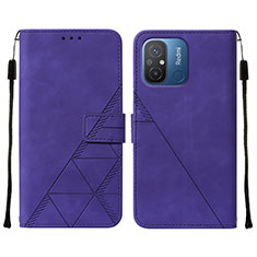 Coque Portefeuille Livre Cuir Etui Clapet YB4 pour Xiaomi Poco C55 Violet