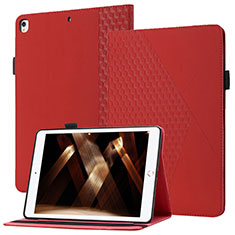 Coque Portefeuille Livre Cuir Etui Clapet YX1 pour Apple iPad 10.2 (2020) Rouge