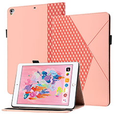 Coque Portefeuille Livre Cuir Etui Clapet YX1 pour Apple iPad Air 2 Or Rose