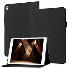 Coque Portefeuille Livre Cuir Etui Clapet YX1 pour Apple iPad Pro 10.5 Noir