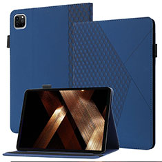 Coque Portefeuille Livre Cuir Etui Clapet YX1 pour Apple iPad Pro 11 (2020) Bleu