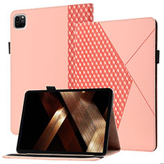 Coque Portefeuille Livre Cuir Etui Clapet YX1 pour Apple iPad Pro 11 (2020) Or Rose