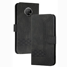 Coque Portefeuille Livre Cuir Etui Clapet YX2 pour Nokia G300 5G Noir
