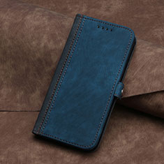 Coque Portefeuille Livre Cuir Etui Clapet YX5 pour Apple iPhone 13 Bleu