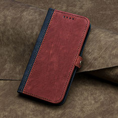Coque Portefeuille Livre Cuir Etui Clapet YX5 pour Samsung Galaxy S23 Plus 5G Rouge