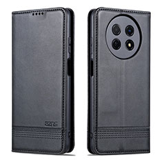 Coque Portefeuille Livre Cuir Etui Clapet YZ1 pour Huawei Nova Y91 Noir