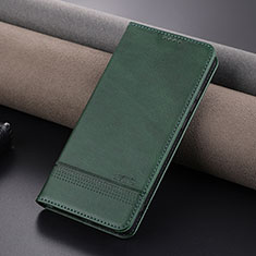 Coque Portefeuille Livre Cuir Etui Clapet YZ1 pour OnePlus Nord CE 3 5G Vert