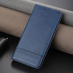 Coque Portefeuille Livre Cuir Etui Clapet YZ2 pour Huawei Nova 11 Pro Bleu