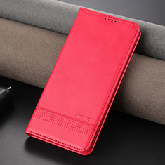 Coque Portefeuille Livre Cuir Etui Clapet YZ2 pour Huawei Nova 11 Pro Rose Rouge