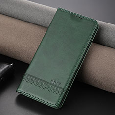 Coque Portefeuille Livre Cuir Etui Clapet YZ2 pour Huawei Nova 11 Pro Vert