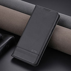 Coque Portefeuille Livre Cuir Etui Clapet YZ2 pour Huawei Nova Y91 Noir