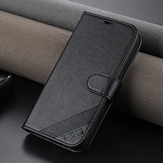 Coque Portefeuille Livre Cuir Etui Clapet YZ3 pour Apple iPhone 15 Pro Noir