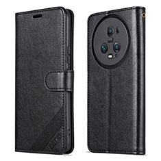 Coque Portefeuille Livre Cuir Etui Clapet YZ3 pour Huawei Honor Magic5 Pro 5G Noir