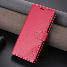 Coque Portefeuille Livre Cuir Etui Clapet YZ4 pour Huawei Honor 90 5G Rose Rouge