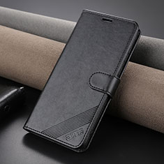 Coque Portefeuille Livre Cuir Etui Clapet YZ4 pour Huawei P60 Art Noir