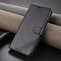 Coque Portefeuille Livre Cuir Etui Clapet YZ4 pour Huawei P60 Noir