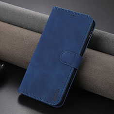 Coque Portefeuille Livre Cuir Etui Clapet YZ5 pour Apple iPhone 14 Plus Bleu