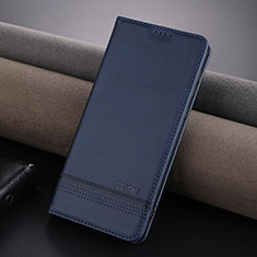 Coque Portefeuille Livre Cuir Etui Clapet YZ5 pour Huawei Mate 60 Pro Bleu