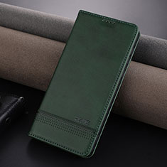 Coque Portefeuille Livre Cuir Etui Clapet YZ5 pour Huawei Mate 60 Pro Vert