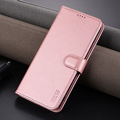 Coque Portefeuille Livre Cuir Etui Clapet YZ5 pour Huawei P60 Pro Rose Rouge