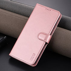 Coque Portefeuille Livre Cuir Etui Clapet YZ5 pour Huawei P60 Rose Rouge