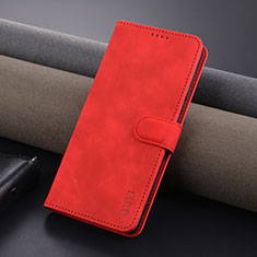 Coque Portefeuille Livre Cuir Etui Clapet YZ5 pour Oppo A2 Pro 5G Rose Rouge