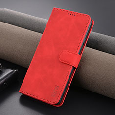 Coque Portefeuille Livre Cuir Etui Clapet YZ5 pour Xiaomi Mi 13T 5G Rose Rouge