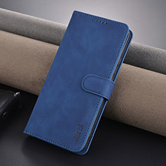 Coque Portefeuille Livre Cuir Etui Clapet YZ5 pour Xiaomi Redmi Note 13 Pro+ Plus 5G Bleu