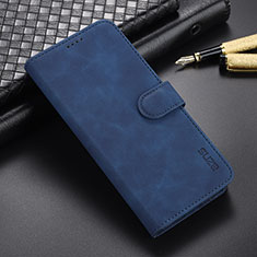 Coque Portefeuille Livre Cuir Etui Clapet YZ6 pour Oppo A58 5G Bleu