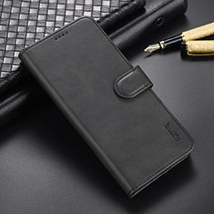Coque Portefeuille Livre Cuir Etui Clapet YZ6 pour Oppo A58 5G Noir
