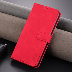 Coque Portefeuille Livre Cuir Etui Clapet YZ6 pour Oppo K11 5G Rose Rouge