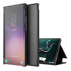 Coque Portefeuille Livre Cuir Etui Clapet ZL1 pour Samsung Galaxy M32 5G Noir