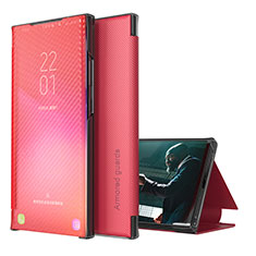 Coque Portefeuille Livre Cuir Etui Clapet ZL1 pour Samsung Galaxy S20 Plus 5G Rouge