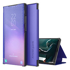 Coque Portefeuille Livre Cuir Etui Clapet ZL1 pour Samsung Galaxy S20 Plus 5G Violet