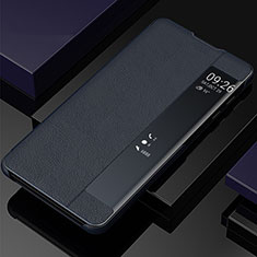 Coque Portefeuille Livre Cuir Etui Clapet ZL2 pour Samsung Galaxy Note 10 5G Bleu